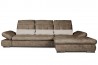 Ecksofa Mark UD Rechts Beige mitt Schlaffunktion