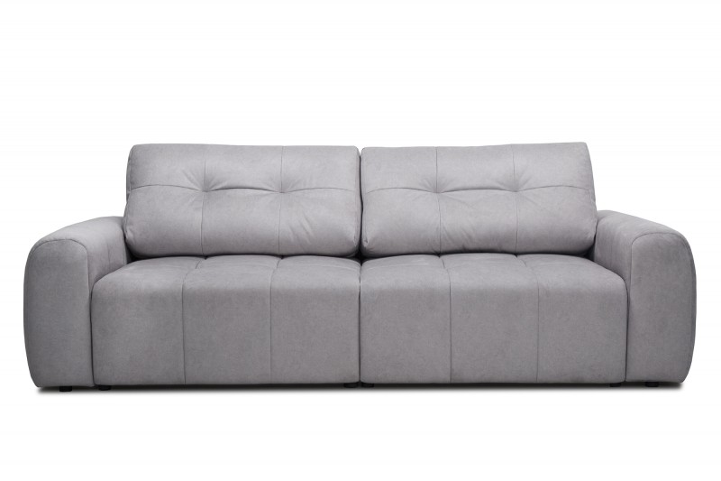 Sofa Bergamo grau mit Boxspringpolsterung