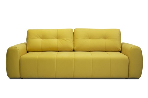Sofa Bergamo ECO Gelb mit Boxspringpolsterung