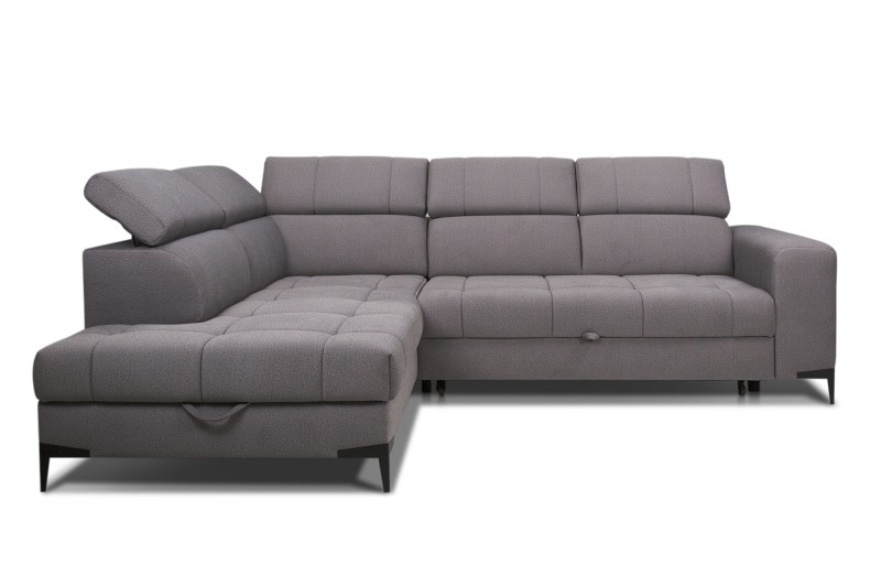 Ecksofa Maison UD Links Grau mitt Schlaffunktion