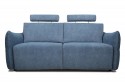 Schlafsofa Lion Graublau mit Matratze, Dauerschläfer 140 cm