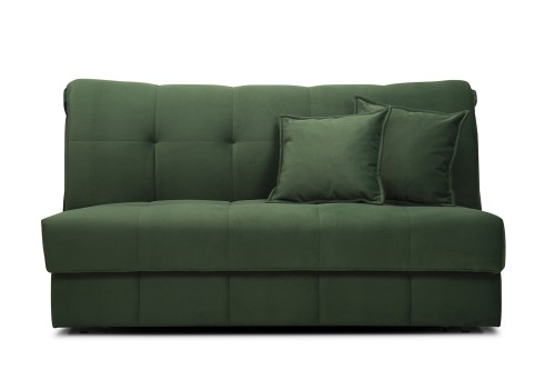 Schlafsofa Michigan Dunkelgrün Akkordion 160 cm