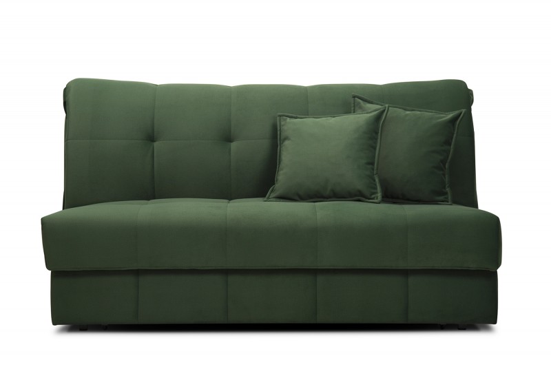 Schlafsofa Michigan Dunkelgrün Akkordion 160 cm