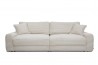 Sofa Napoli Beige Grey mit Boxspring-Matratze